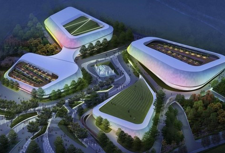 青島世界園藝博覽會主題館及景觀